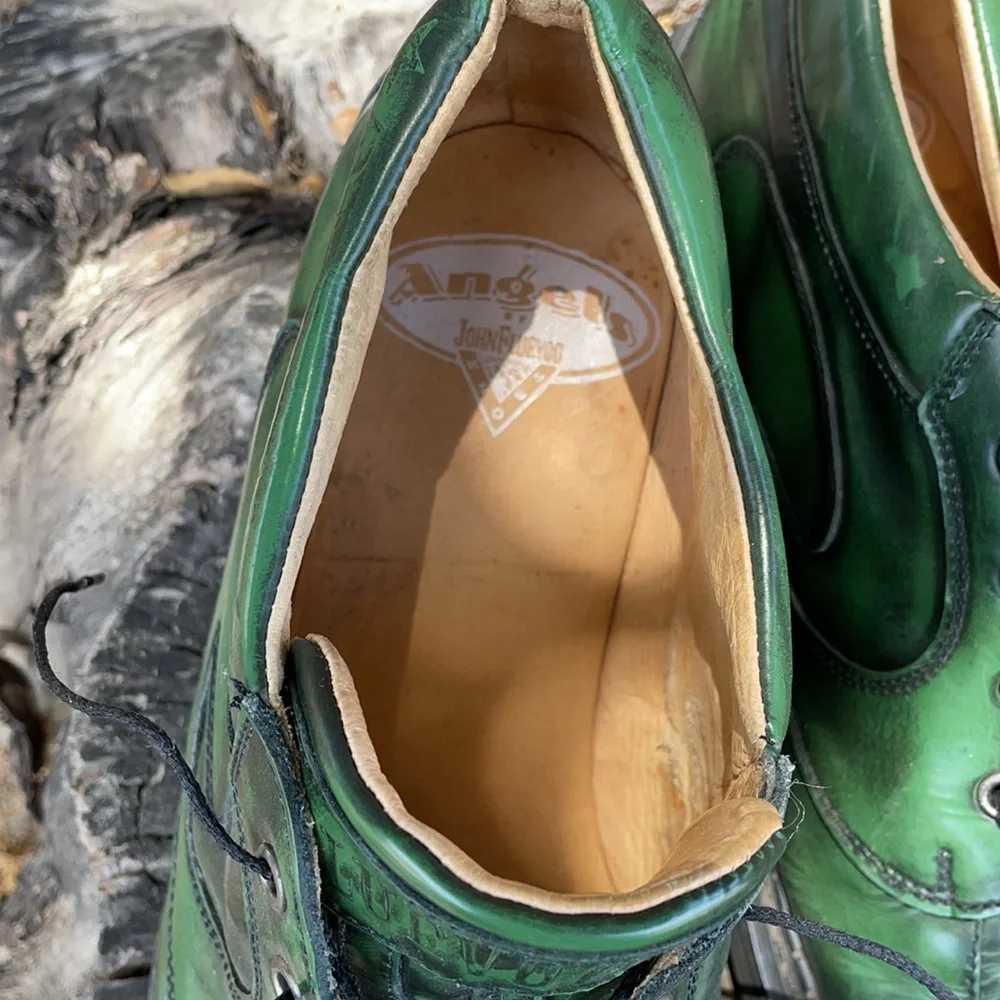 Green John Fluevog Angels size 11 - Picture 2 of 3